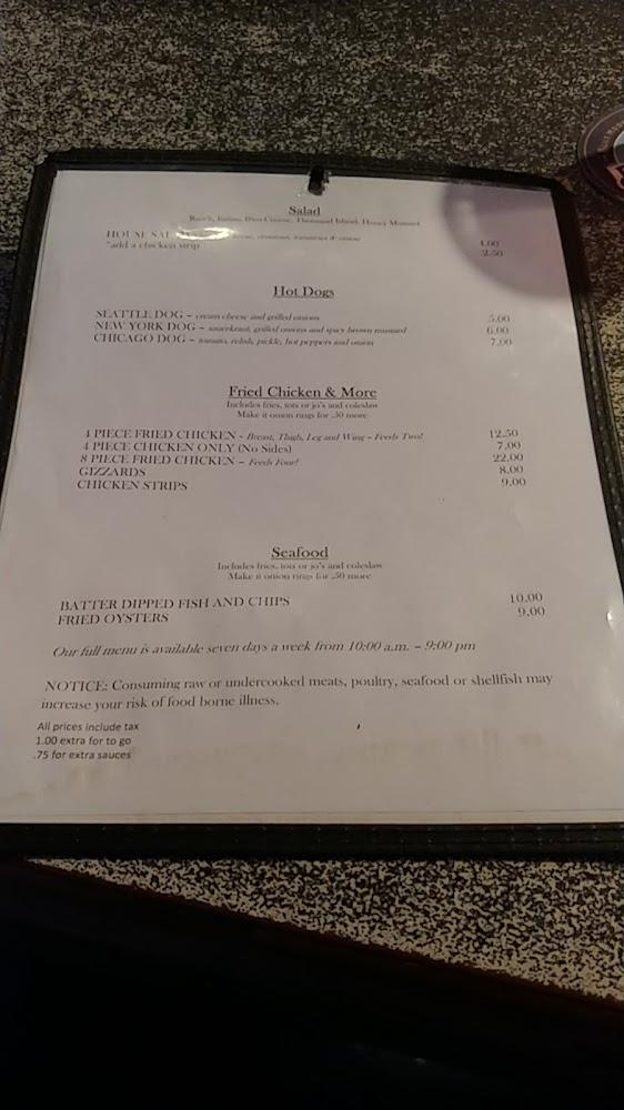Landmark Tavern Bacon Blue Cheese Burger