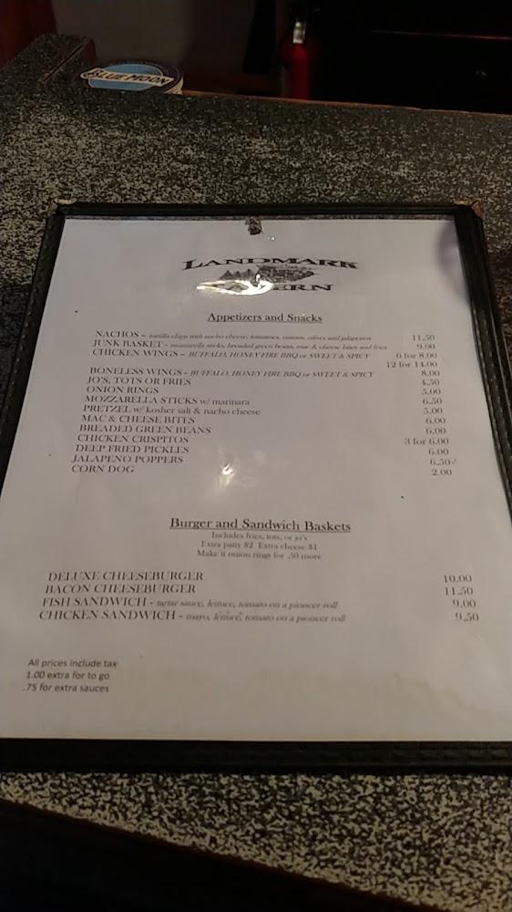 Landmark Tavern Menu image 3